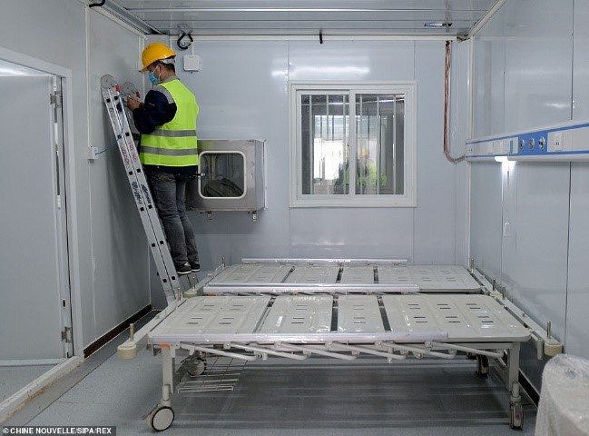 چین چگونه توانست بیمارستان 1،000 تختخوابه‌ی ووهان را ظرف مدت 9 روز بسازد؟